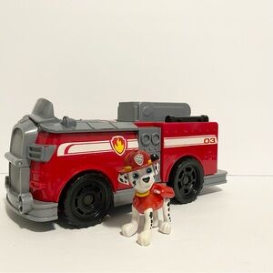 Paw Patrol Marshall's Ride 'n' Rescue Transforming 2-in-1 Playset and Fire Truck